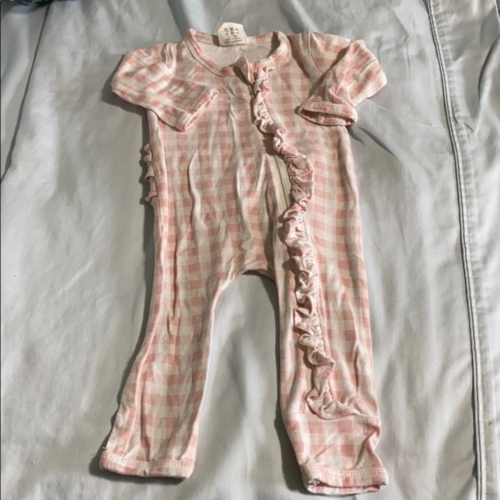 Footless zip romper